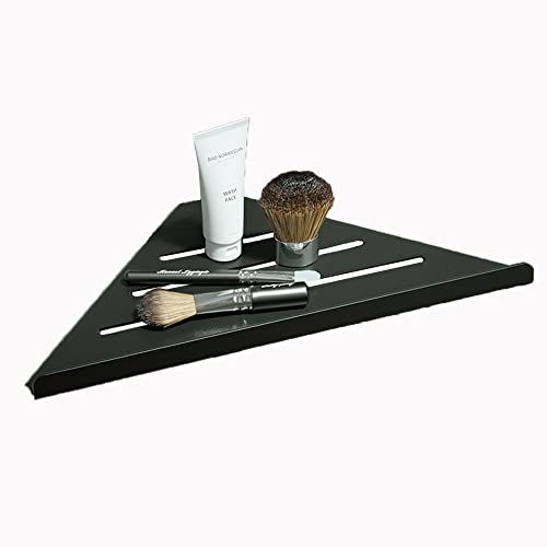 Celbon Duschablage Ohne Bohren Ecke Duschregal Rostfrei Selbstklebend Eckregal Duschkörbe Dreieck Duschkorb Badezimmer Regal Duschorganisator Für Bad Küche Toilette（Schwarz） von Celbon