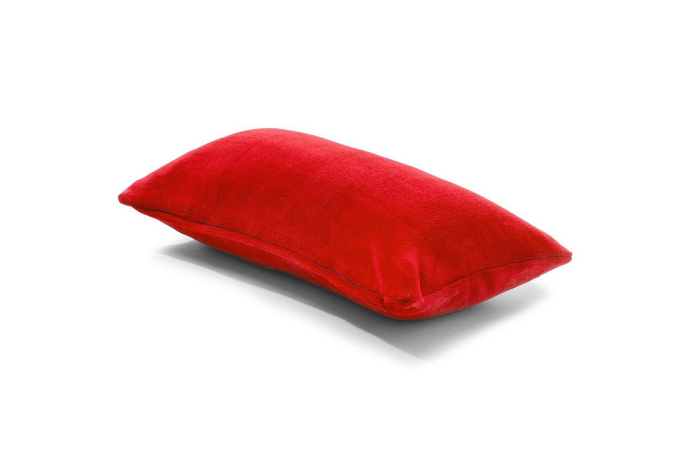 CelinaTex Dekokissen Xanio Deko Kissen Zierkissen Kopfkissen Sofa Fleece 40x80cm rot, anschmiegsam,bügelfrei,flauschig,kuschelweich,leicht beziehbar von CelinaTex