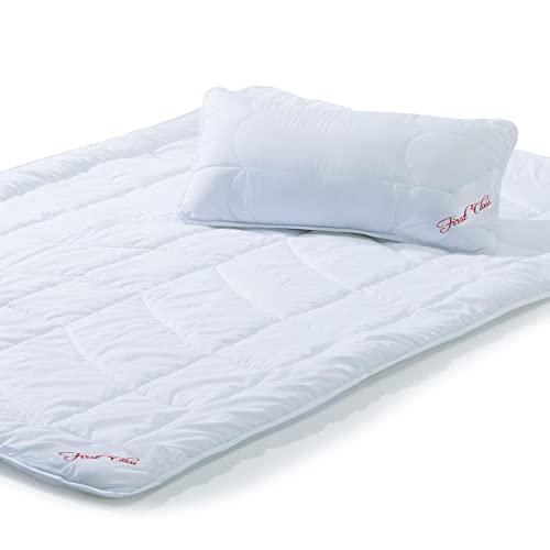 CelinaTex First Class Sommer Leicht Steppdecke 135 x 200 cm Set mit 1x Kopfkissen 40 x 80 cm Bettdecke Sommer Decke CelinaTex First Class Sommer Leicht Steppdecke 135 x 200 cm Set mit 1x Kopfkissen 40 x 80 cm Bettdecke Sommer Decke von CelinaTex