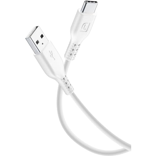 Cellularline 38577 USB-Kabel 1,2 m USB A USB C weiß – USB-Kabel (1,2 m, USB A, USB C, 2.0, 480 Mbit/s, weiß) von cellularline