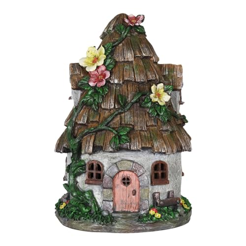 Ceolup Miniatur Fairy Gnome Home Fenster Und Tür, Garten Outdoor Statuen Bäume Dekoration Feentür Wichteltür Garten Türen Und Fenster Aus Harz, Gartendeko Figuren Statuen, Garten Dekoration Skulptur Statuen, KJLFJ3AV05QV7ARTIKL von Ceolup