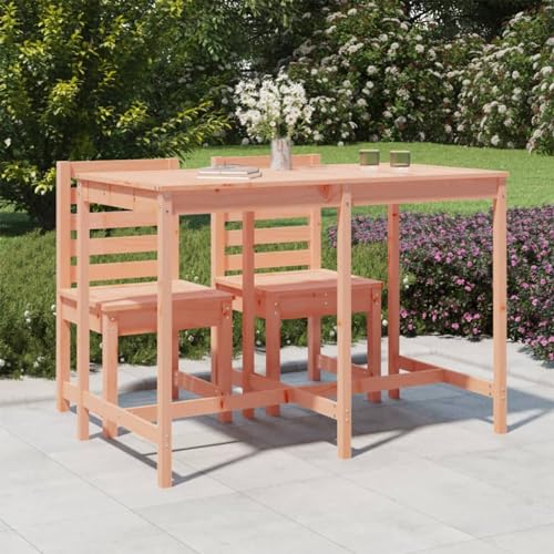 Chaduof Gartentisch, Buffettisch, Garten Esstisch, Multifunktionstisch, Terrassentisch, Picknicktisch, Spieltisch, Flohmarkttisch, 159,5x82,5x110 cm Massivholz Douglasie von Chaduof