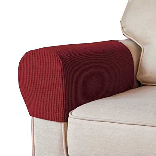 Sofa-Armlehnenschutz für Sessel, 2er-Set, Stretch-Anti-Rutsch-Sesselbezüge, Premium-Anti-Kratz-Armlehnen-Bezüge, Stuhl, Sofa, Couch, Armschutz von Chaexii