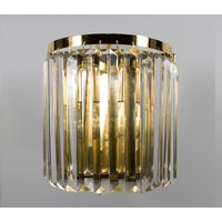 Kristall Wandleuchte, Vintage Wandlampen Mit Kristallen, Wandlampe, Wandleuchte, Leuchten, Wandlampen, Dekoration, Ein Licht, Goldfarbe von ChandelierLightStore