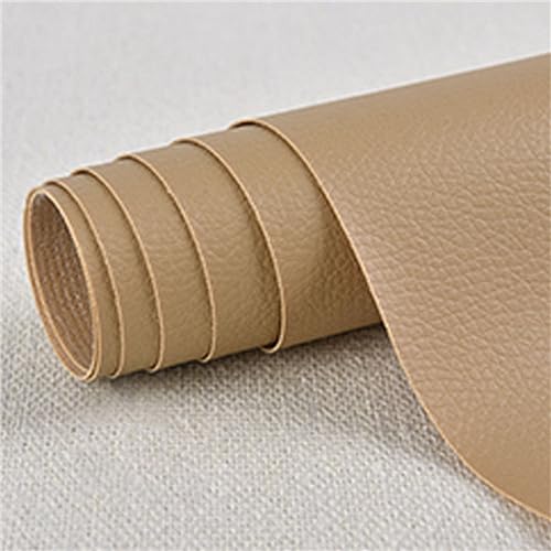 Leder Patch Kit leder-reparaturflicken Strapazierfähiges Kunstleder selbstklebend einfach zu bedienen für Autositze Sofas Bürostuhl Kopfteil Khaki 10 x 20 cm von ChangTsing