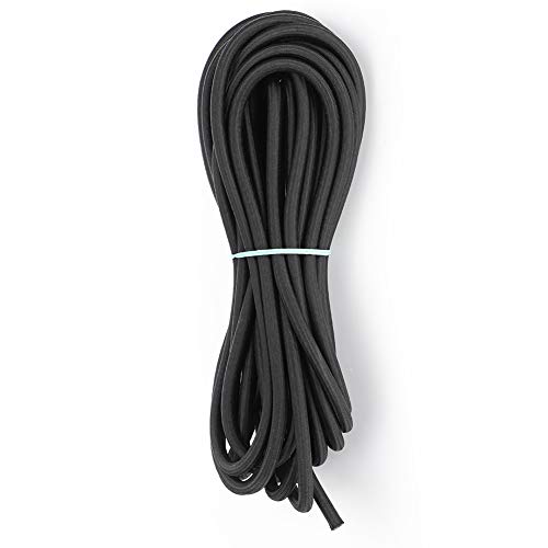 Elastisch Seil, 10m Spannseil Expanderseil Schwarz String Kabel Bande Polypropylen Planenseil fur Kleidung DIY von Changor