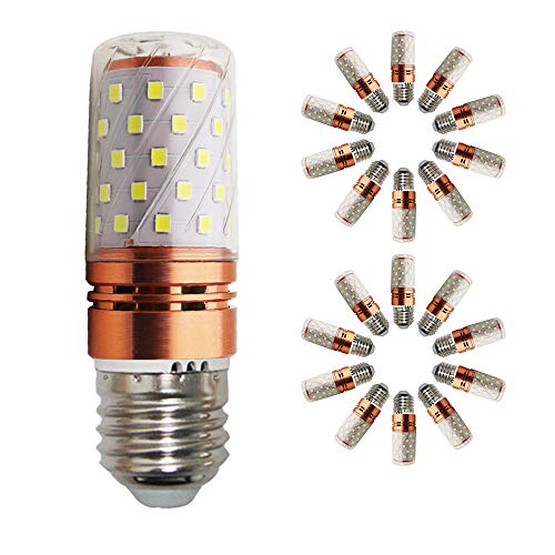 Chao Zan E27 LED Mais Birne, 12W LED Kerzenleuchter Glühbirnen 120 Watt Äquivalent, 1200lm, Kaltweiß Licht 6000K LED Birne Nicht Dimmbare Lampe, 20er Pack Chao Zan E27 LED Mais Birne, 12W LED Kerzenleuchter Glühbirnen 120 Watt Äquivalent, 1200lm, Kaltweiß Licht 6000K LED Birne Nicht Dimmbare Lampe, 20er Pack von Chao Zan