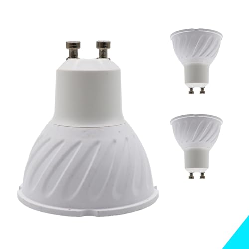 GU10 5W COB LED Leuchtmittel 6000K Kaltweiß 480 Lumen 220-240V Spot Strahler Reflektor Birne Einbauleuchte Energiesparlampe Glühlampe Ersetzt Halogenlampe leuchtmittel Abstrahlwinkel 120° (3 Stück) von Chao Zan