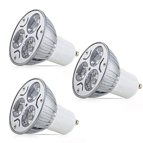 GU10 LED, 3W 210-240 Lumen Leuchtmittel, Kaltweiß 6000K Birne Lampe Spot, ersetzt 25W Halogenlampen, 120° Grad Strahlwinkel Reflektorlampen Nicht dimmbar Spotlight Esszimmer Wohnzimmer Flur Küche von Chao Zan