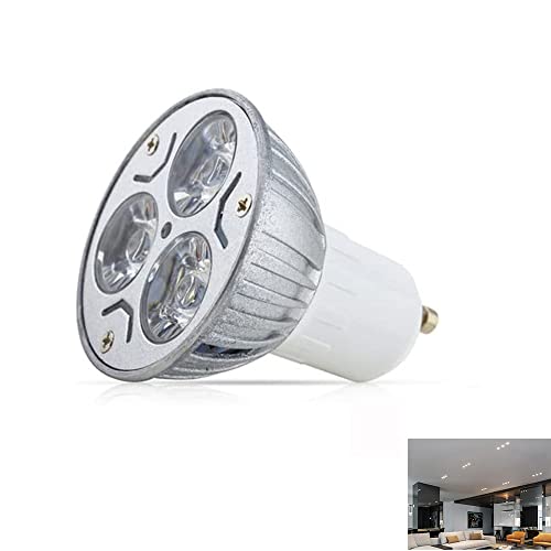 GU10 LED, 3W 210-240 Lumen Leuchtmittel, Warmweiß 3000K Birne Lampe Spot, ersetzt 25W Halogenlampen, 120° Grad Strahlwinkel Reflektorlampen Nicht dimmbar Spotlight Schlafzimmer Esszimmer Wohnzimmer von Chao Zan