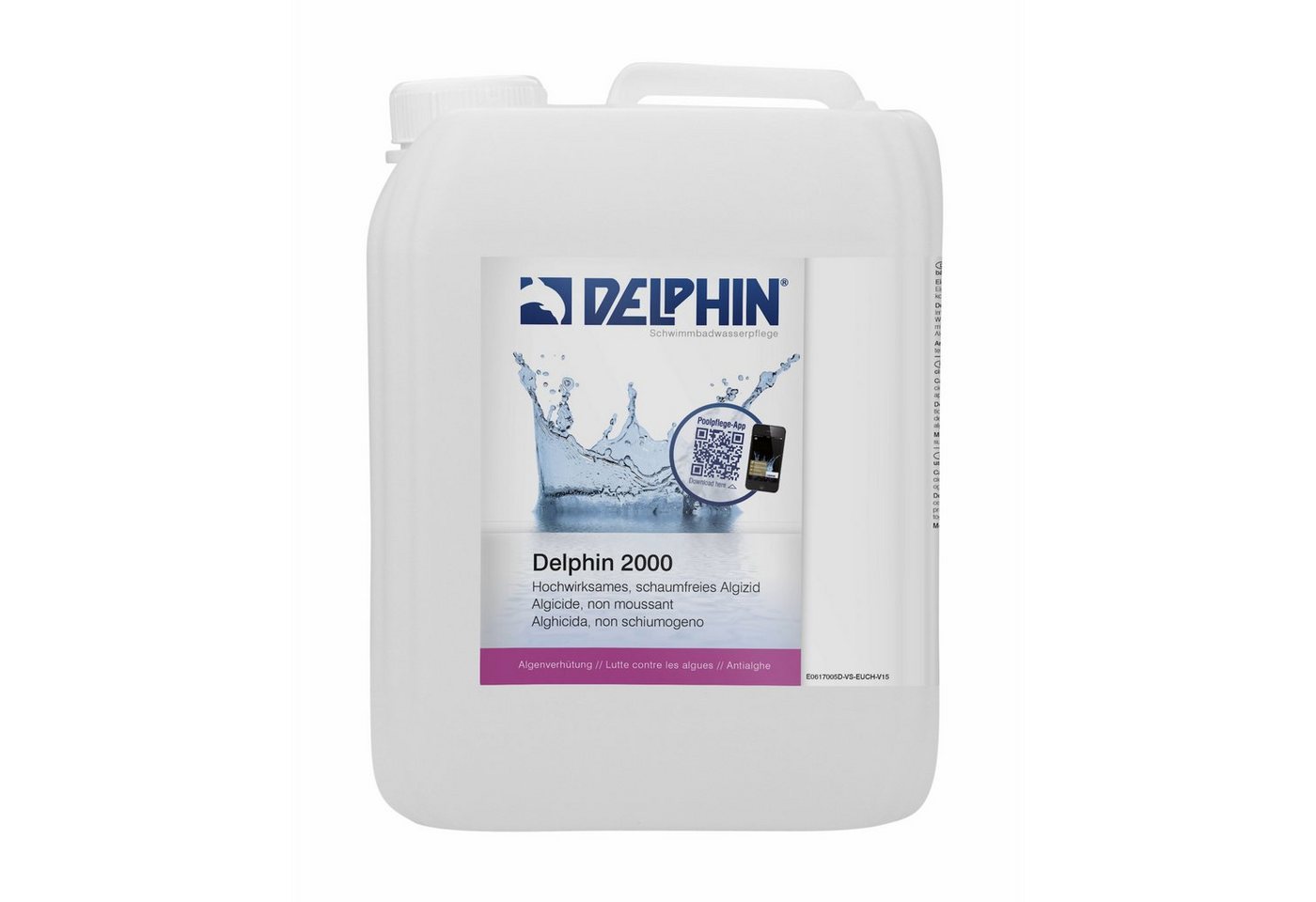 Chemoform Poolpflege Delphin 2000 flüssig 5 L Algenverhütung 5 Liter schaumfreies von Chemoform