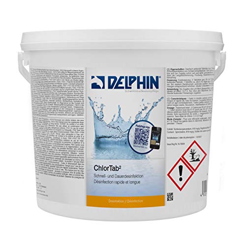 Delphin Chlor Tab² 250g Tablette 3 kg Schnelldesinfektion Desinfektion 0519703D von Chemoform