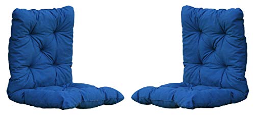 Chicreat Set mit 2 Sitzkissen 98 x 50 x 8 cm, Blau von AMBIENTE HOME