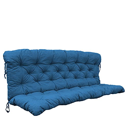 Auflagen 3er Bankkissen Bankauflage 150x98x8 cm hellblau von AMBIENTE HOME