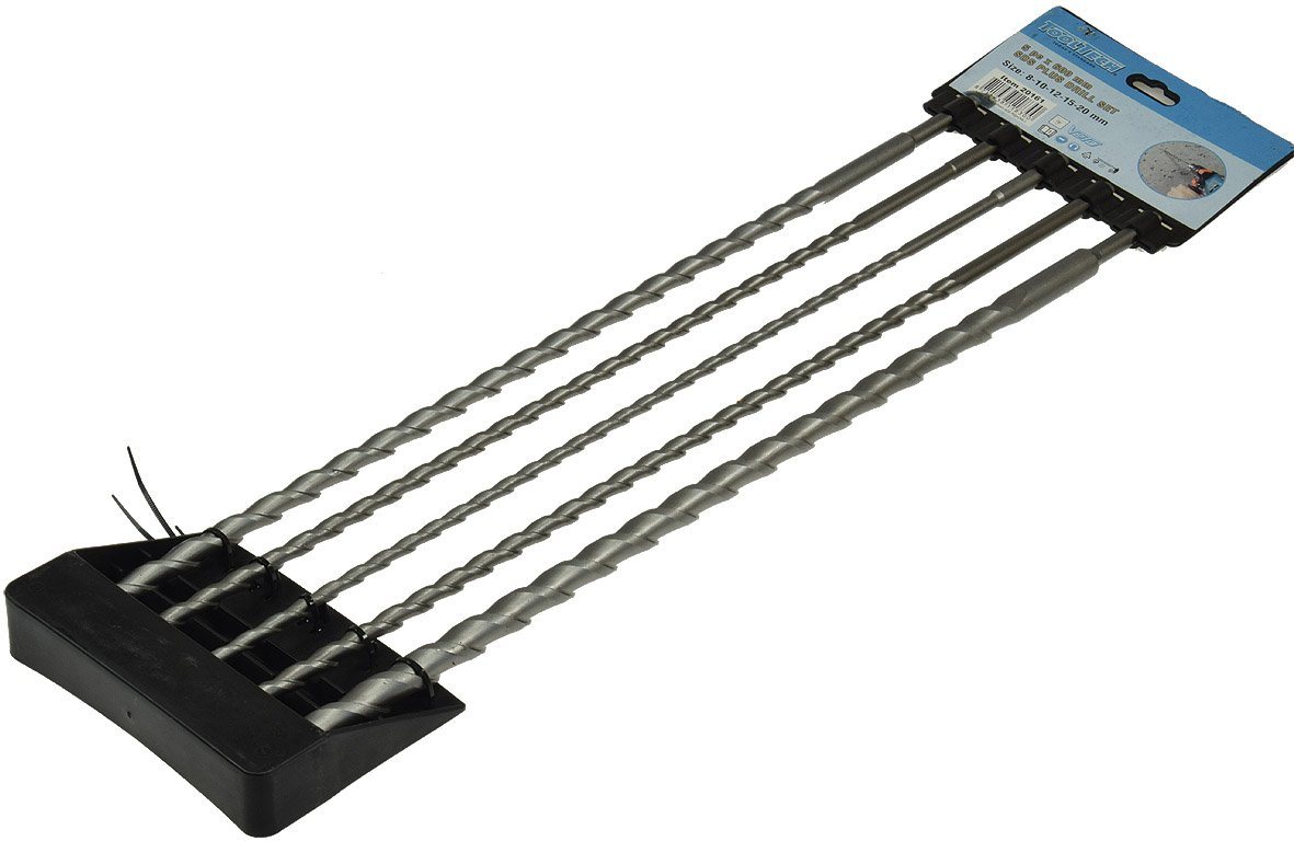 ChiliTec Holzbohrer SDS PLUS Bohrer Set Profi BetonBohrer 5-teilig Durchmesser 8-20mm ChiliTec Holzbohrer SDS PLUS Bohrer Set Profi BetonBohrer 5-teilig Durchmesser 8-20mm von ChiliTec