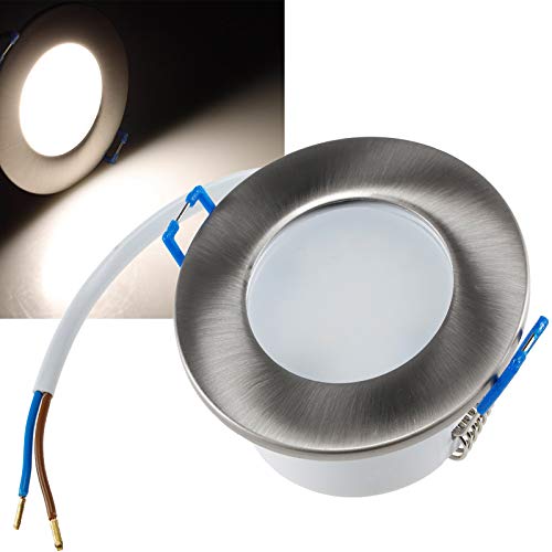 ChiliTec LED Einbauleuchte Spot für Badezimmer Küche IP44-5 Watt 230V 500Lm Einbauspot Beleuchtung für Feuchträume Licht Weiß von ChiliTec