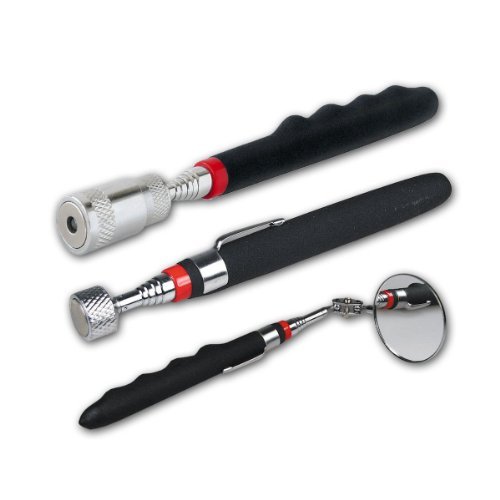 Teleskop Werkzeug mit Magnet Spiegel LED Beleuchtung Spiegel Magnet-Heber Gelenk-Spiegel mit Licht bis max. 3,2kg Teleskop Werkzeug mit Magnet Spiegel LED Beleuchtung Spiegel Magnet-Heber Gelenk-Spiegel mit Licht bis max. 3,2kg von ChiliTec