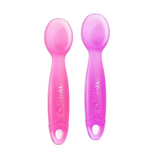 ChooMee FirstSpoon Learning Utensil, 100% Silicone, 2CT von ChooMee