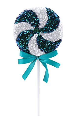 Christmas Concepts® 36 cm riesige glitzernde Pailletten-Lollipop-Weihnachtsdekoration – Christbaumschmuck – 5 Farben erhältlich von Christmas Concepts