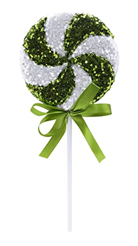 Christmas Concepts® 36 cm riesige glitzernde Pailletten-Lollipop-Weihnachtsdekoration – Christbaumschmuck – 5 Farben erhältlich von Christmas Concepts