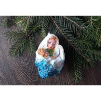 Die Jungfrau Maria Weihnachtsbaum Dekorationen Ornament Retro Gesponnen Baumwolle Weihnachtsschmuck, Vintage Weihnachten, Retro Antike Christma von ChristmasboxStore