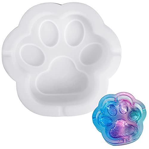 Chstarina Cat Paw Silikonform Gießform Resin für Aschenbecher-Harzformen Epoxidharz Formen DIY Harzform für Aschenbecher Brush Rest Palette Tray und Home Decoration von Chstarina