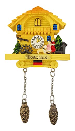 Ciffre Kuckucksuhr Magnet Polyresin Kühlschrank Beige Haus Familie - Deutschland von Ciffre