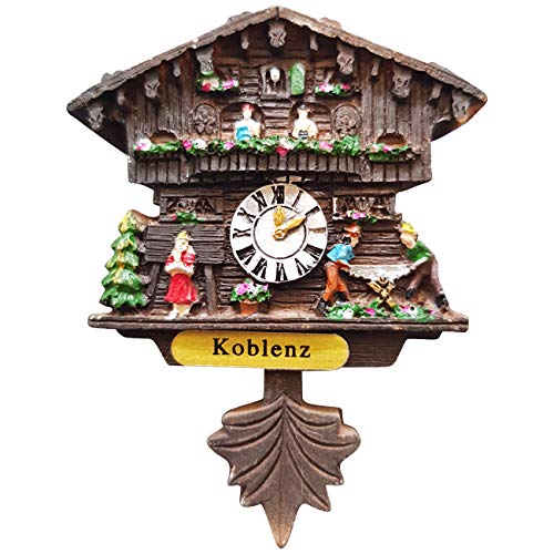 Kuckucksuhr Magnet Polyresin Kühlschrank Handmade - Koblenz von Ciffre