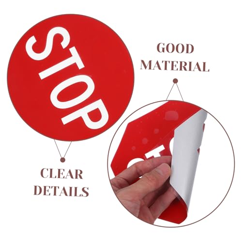 Ciieeo 10 Stück Teiliges Stoppschild-aufkleber Selbstklebend Rot Wetterfest Reflektierend für Glatte Oberflächen Straßenverkehrszeichen Sicherheitswarnung für Arbeitsplatz und Ciieeo 10 Stück Teiliges Stoppschild-aufkleber Selbstklebend Rot Wetterfest Reflektierend für Glatte Oberflächen Straßenverkehrszeichen Sicherheitswarnung für Arbeitsplatz und von Ciieeo