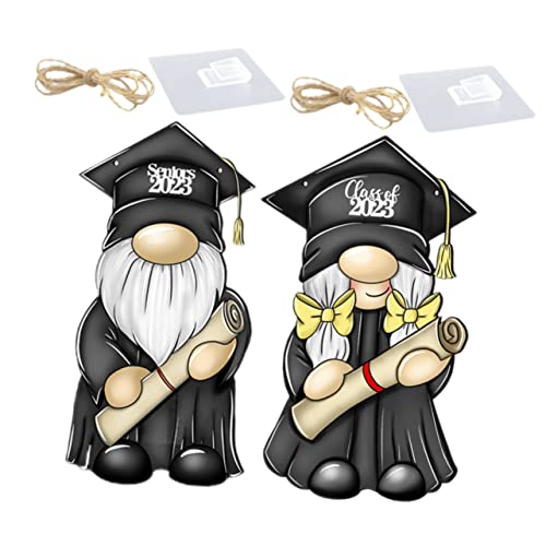 Ciieeo 2 Stück Holz Schild zur Graduierung Teiliges Dekoratives Wandzeichen für Abschlussfeier Hängendes Schild für Tür oder Stilvolle Partydekoration für Unvergessliche Ciieeo 2 Stück Holz Schild zur Graduierung Teiliges Dekoratives Wandzeichen für Abschlussfeier Hängendes Schild für Tür oder Stilvolle Partydekoration für Unvergessliche von Ciieeo