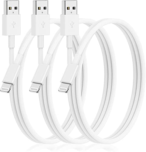 3er-Pack für [Apple MFi-zertifiziert] iPhone-Ladekabel 3 Fuß Lightning auf USB-Kabel – 3 Fuß iPhone USB-Ladekabel für Appe iPhone13 12 11Xs Max XR X 8 7 6 5 Plus SE 2020 von Citelect
