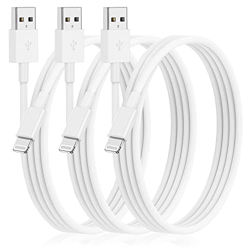 Citelect 3er Pack [MFi zertifiziert] Langes Ladekabel für iPhone 2m USB Kabel - 2m USB Ladekabel für iPhone 12 XS Max XR X 8 7 6 5 Plus SE 2020 von Citelect
