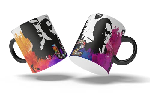 Clapper U2-Tasse, offizielles Merchandising-Produkt, für Rock- und Bier-Fans | Frühstück und Arbeit, mehrfarbig, 1 Stück, Keramik von Clapper