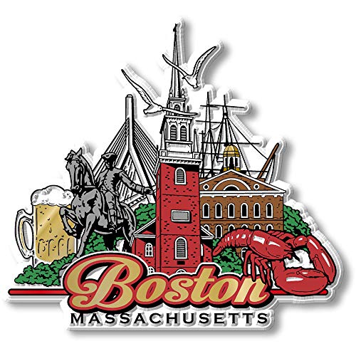 City Collage Magnet – Boston, MA von Classic Magnets