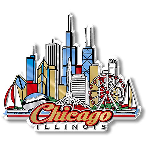 City Collage Magnet – Chicago, IL von Classic Magnets