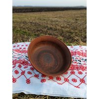 Tonschale Terrinen Teller Aus Rotem Ton Braun Keramik von ClayProductsShop