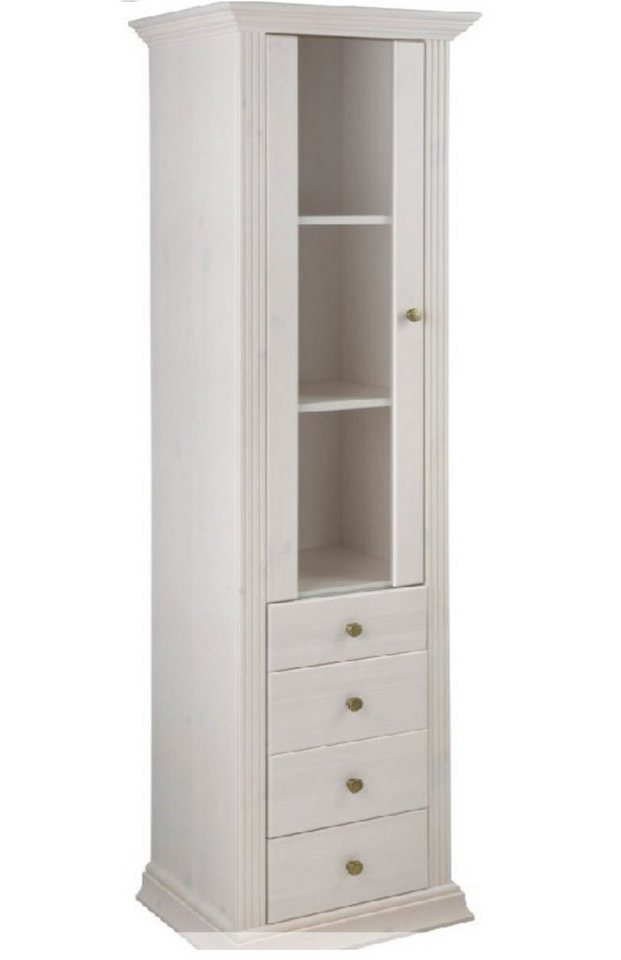 Clever-Moebel Standvitrine Vitrine aus Kiefernholz im Landhausstil, Standvitrine Höhe 180 cm Clever-Moebel Standvitrine Vitrine aus Kiefernholz im Landhausstil, Standvitrine Höhe 180 cm von Clever-Moebel