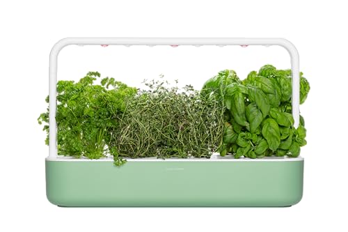 Click and Grow Indoor Garten, einfacher als Hydroponisches anzuchtsystem, Smart Garden mit LED, kräutergarten, Indoor gewächshaus mit 9 Plant pods dabei (Salbei) von Click & Grow