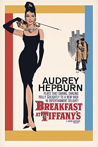 Close Up Breakfast at Tiffany's Poster Audrey Hepburn (61cm x 91,4cm) + Geschenkverpackung. Verschenkfertig! von Close Up