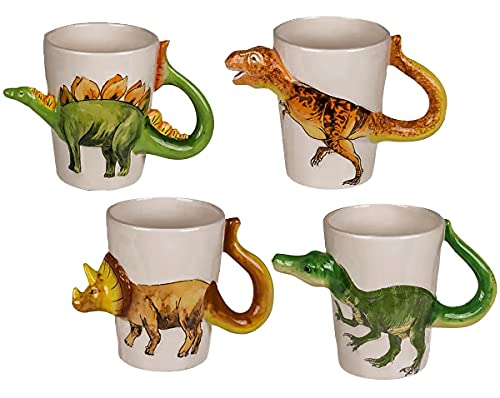 Close Up Dinosaurier Tasse 1 Stück | 4 verschiedene Motive - Ãœberraschungsmotiv - | 100% Keramik, Fassungsvermögen ca. 300 ml von Close Up