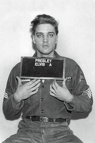 Close Up Elvis Presley Poster Mugshot Polizeifoto (61cm x 91,5cm) von Close Up