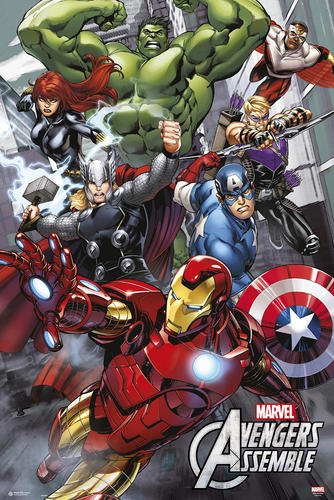 Close Up The Avengers Poster Marvel Comics (61 cm x 91,5 cm) von Close Up