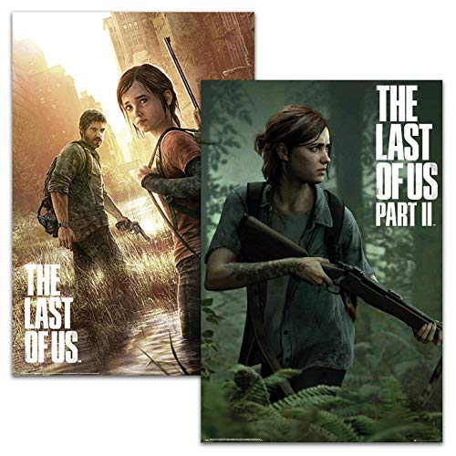 Close Up The Last of Us Part I & II Posterset (61 cm x 91,5 cm) 2er Set Videospiel Poster von Close Up