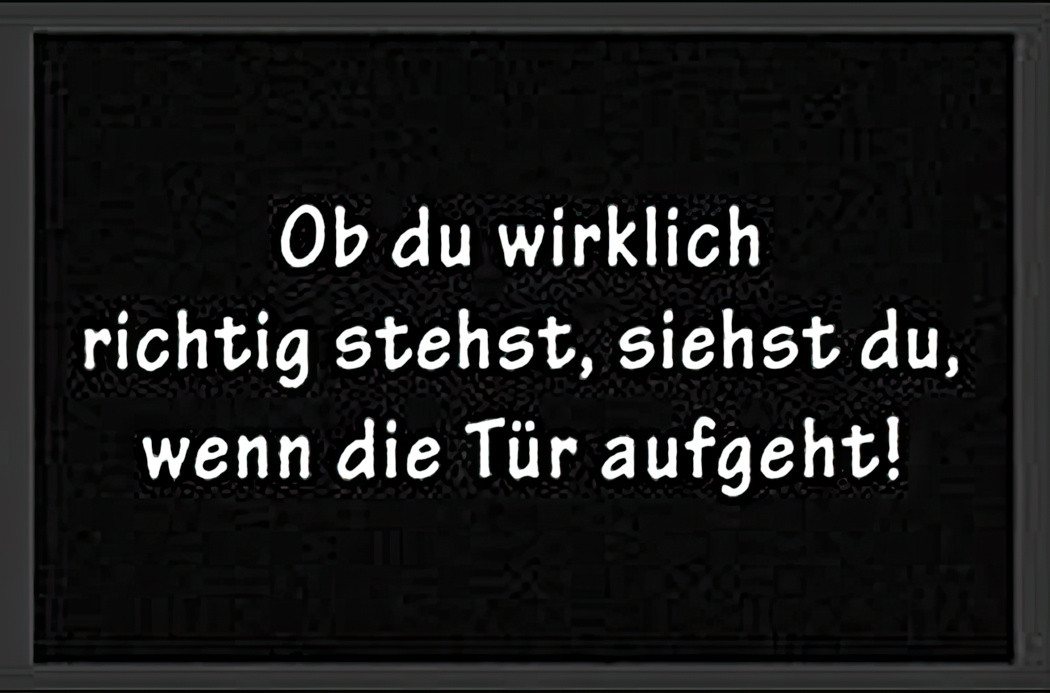 Fußmatte Ob du wirklich richtig stehst Fußmatte, Close Up, Höhe: 40 mm von Close Up