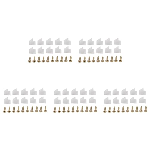 Clyictz Reparaturkeile für Möbel, Kommoden, Schubladen, unten, 50 Stück von Clyictz