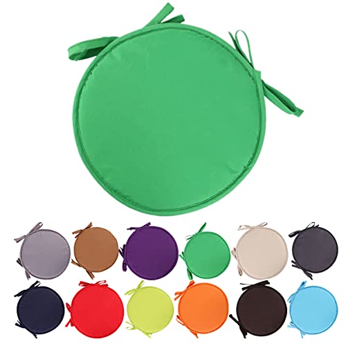 Cmeilau Bunte Stuhlkissen für den Innen- und Außenbereich Runde Sitzkissen Garden Patio Home Kissen - Durchmesser 30 cm / 38 cm, Kissenbezug für Terrassenmöbel, Gartenpolster mit runden Sitzen von Cmeilau