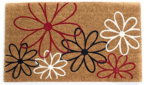 Coco&Coir® Premium kokos Fußmatte | Kokosnussmatte mit rutschfestem PVC | Fußwischer für den Eingangsbereich | für den Außen- und Innenbereich | 45 x 75 cm von Coco&Coir Everything in a nutshell