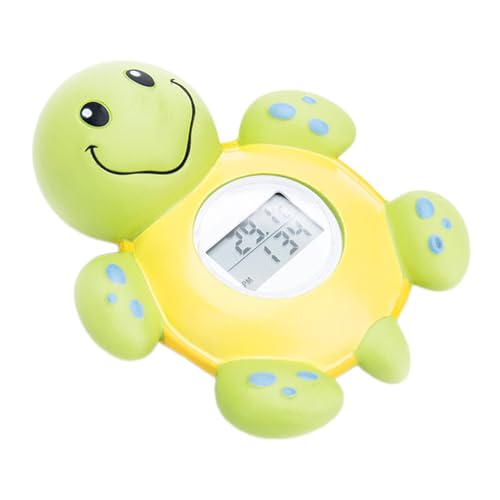Colcolo Baby-Badethermometer, Schildkröte, intelligentes elektronisches Wasserthermometer, süß, Wassertemperaturalarm, Hintergrundbeleuchtung, Erinnerung, von Colcolo