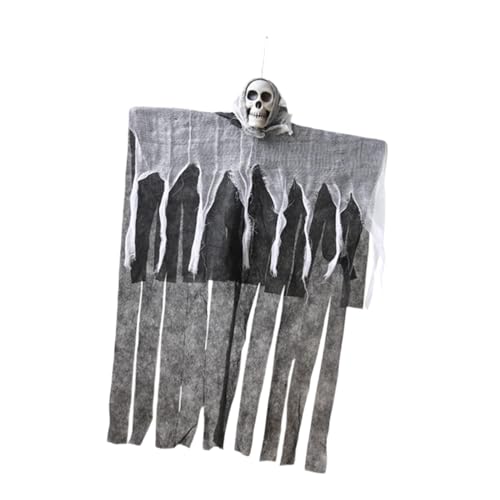 Colcolo Halloween-Dekoration zum Aufhängen, Totenkopf, fliegendes Skelett, gruseliges Gespenst, Spukhaus-Requisite für Garten, Rasen, Terrasse, Vorgarten, von Colcolo