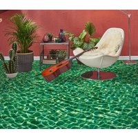 3D Dunkel Grün Ripples Jj7684Ff Boden Tapete Wandbilder Selbstklebende Abnehmbare Bad Wasserdichtboden Teppich Matte Print Epoxy Küche von ColofulHomeDecors
